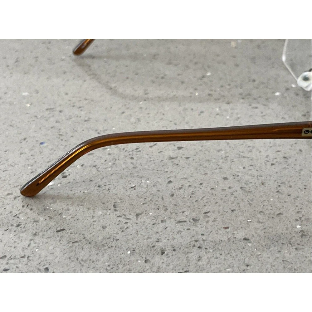 LINK OCCHIALI Eyeglasses LINK2008/N C.24 54-15-138 Brown FRAMES ONLY half rim